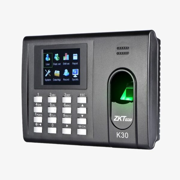 ZKTECO K30 PRO CONTROL DE ASISTENCIA Y ACCESO BASICO 3K HUELLA - 3K TARJETAS
